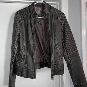 Leather jacket